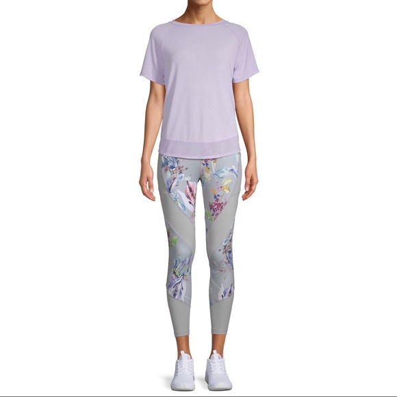 Athleisure Short Sleeve T-Shirt, Lilac - Picture 4 of 8